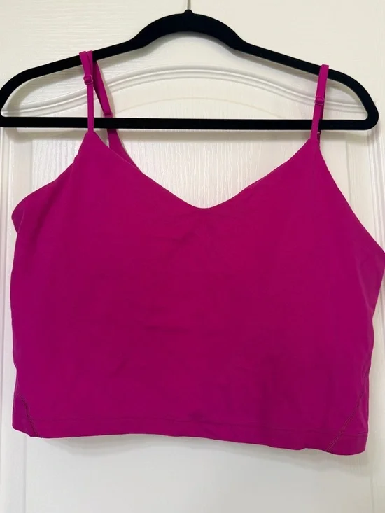 Align Cropped Cami Tank Ripened Raspberry - Picture 2 of 3